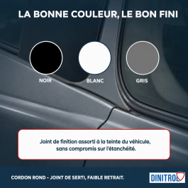 D-425 Colle PU joint de finition – Noir