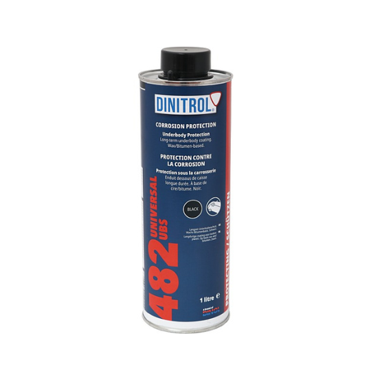 Dinitrol 482 – Protection Universelle Dessous De Caisse – 1 Litre – Anticorrosion Noir – Résistance Aux Chocs