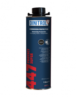 Dinitrol 447 Anti-gravillons base caoutchouc HS – Noir (1L)