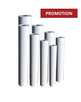 Kraft Standard blanc 60g/m² – 450 mm (rouleau de 300m) / 3 Rouleaux achetés = 1 Rouleau offert