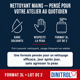 C-LP780 Nettoyant mains sans solvants 3L