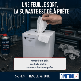 Polisoft Tissu d&rsquo;essuyage – 550 plis