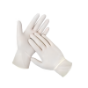 Gants jetables latex blanc