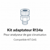 Kit adaptateur R134a pour analyseur de gaz KIT.GAS pour station de climatisation