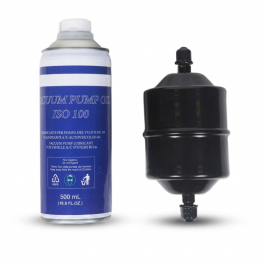 Kit d’entretien, 1 bouteille de 500 ml d’huile pour la pompe à vide + 1 filtre FLT5005