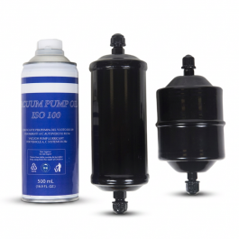Kit d’entretien, 1 bouteille de 500 ml d’huile pour la pompe à vide + 1 filtre FLT5005 + 1 filtre FLT5006