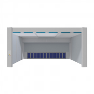 Panneaux modulaires - paroi d'aspiration + plénum - Double zone de travail