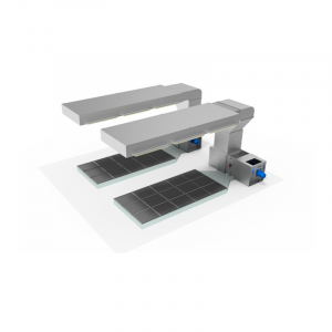 Aire de préparation avec plancher aspirant + plénum