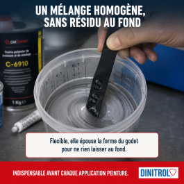 Spatules de mélange plastique – 200 x 24 mm