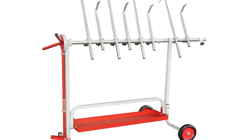 Chevalet mobile rotatif 8 bras