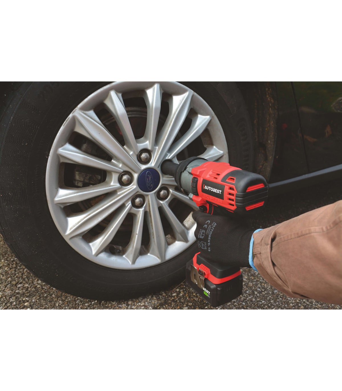 Clé à chocs sans fil 18V 4AH 400 NM – Image 3