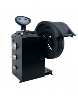 Equilibreuse digitale avec pige auto et pédale de frein