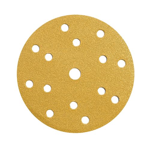 Disque abrasif - Ø 150mm - 15 trous - Eco jaune