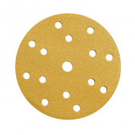 Disque abrasif - Ø 150mm - 15 trous - Eco jaune - P.120