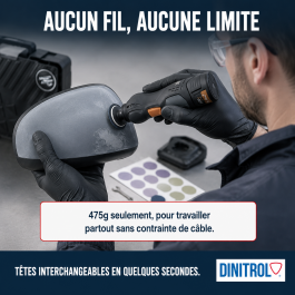 Mini ponceuse à grain sans fil