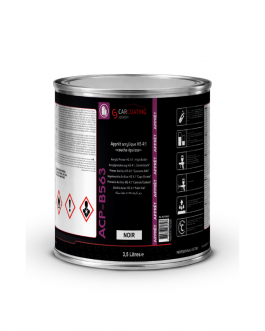 Apprêt acrylique HS 4:1 « couche épaisse » – Noir
