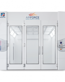 Cabine Air Force – Chauffage en combustion directe par brûleur gaz veine d’air 2X7,5 Kw