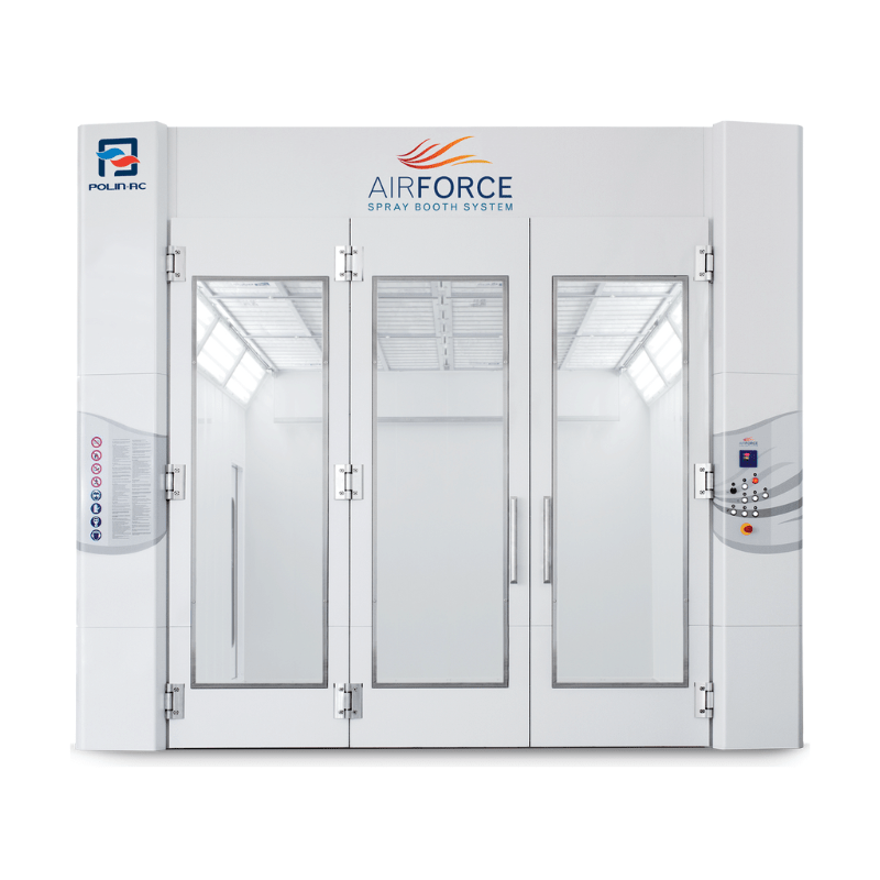 Cabine Air Force King- Chauffage en combustion indirecte par foyer échangeur avec brûleur fioul 2X11 Kw