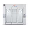 Cabine Air Force - Chauffage en combustion indirecte par foyer échangeur avec brûleur fioul 2X7,5 Kw