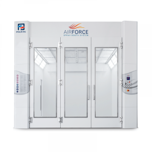 Cabine peinture Air Force H - Chauffage en combustion directe par brûleur gaz veine d'air 2X11 Kw