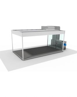 Structure autoportée + plénum + brûleur AU211/VA320M