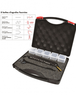 Kit réparation plastique par soudure d’agrafes