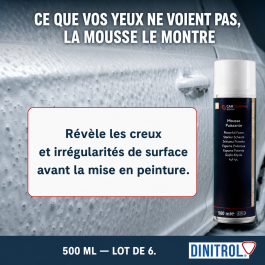 Mousse puissante, Révélateur de finition