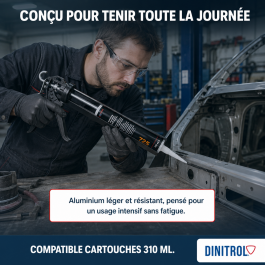 Pistolet manuel aluminium (cartouches 310 ml)