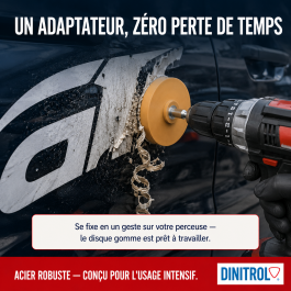 Support de fixation disque gomme