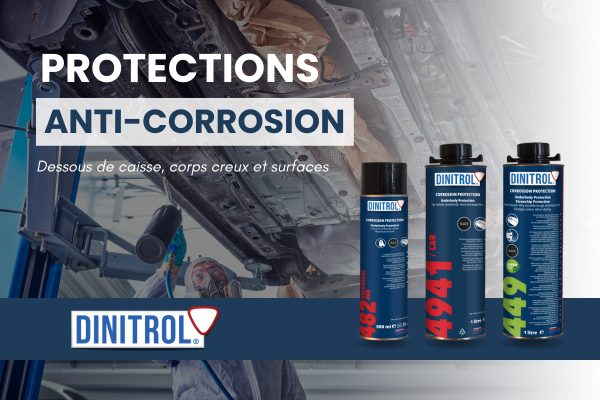 Protections anti-corrosion DINITROL : dessous de caisse, corps creux et surfaces – guide complet