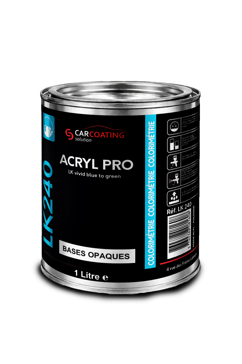 LK vivid blue to green