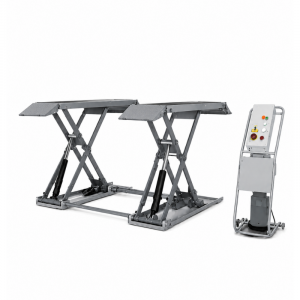 PONT ELEVATEUR HYDRAULIQUE A CISEAUX 1 M - 220 V - 3 T
